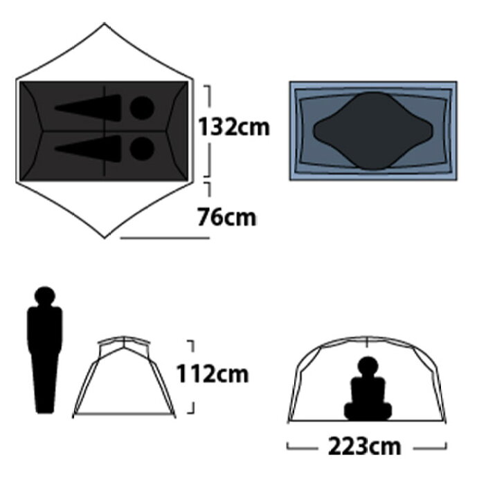 楽天市場】ニーモイクイップメント オーロラリッジ 2P NEMO Equipment  