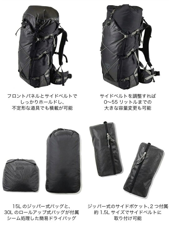 楽天市場】パーゴワークス カーゴ 55 PaaGo WORKS CARGO 55 HP204 
