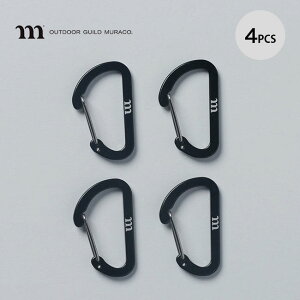 �����R ���C���[�Q�[�g�J���r�i �t���b�g40mm 4PCS muraco MEQ2231010 WIRE GATE CARABINER FLAT 40mm 4PCS �J���r�i ���� �A�N�Z�T���[ ������� �L�����v �A�E�g�h�A