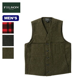 フィルソン マッキノーウールベスト FILSON MACKINAW WOOL VEST メンズ 8045-45-70000 アウター 羽織り トップス ジャケット レイヤード 重ね着 防寒 おしゃれ キャンプ アウトドア 【正規品】