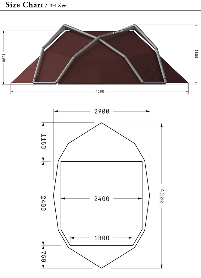 ヘイムプラネット バックドア HEIMPLANET BACKDOOR テント エアフレームテント 4人用 キャンプ テント泊 アウトドア 【正規品】  | OutdoorStyle サンデーマウンテン
