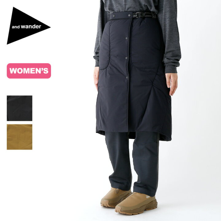 楽天市場】アンドワンダー トップフリーススカート【ウィメンズ】 and wander top fleece skirt レディース 5742232312 ボトムス スカート ホームウェア 巻きスカート 防寒 キャンプ アウトドア 【正規品】 : OutdoorStyle サンデーマウンテン