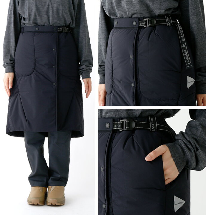 楽天市場】アンドワンダー トップフリーススカート【ウィメンズ】 and wander top fleece skirt レディース 5742232312 ボトムス スカート ホームウェア 巻きスカート 防寒 キャンプ アウトドア 【正規品】 : OutdoorStyle サンデーマウンテン