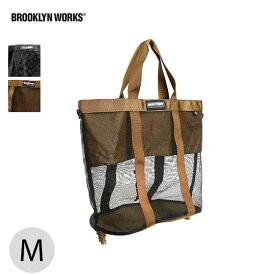 【SALE Max10%OFF】ブルックリンワークス メッシュバッグ M Brooklyn Works MESH BAG M 0121-02-300-016 鞄 トートバッグ ギアバッグ フェス おしゃれ キャンプ アウトドア トラベル 旅行