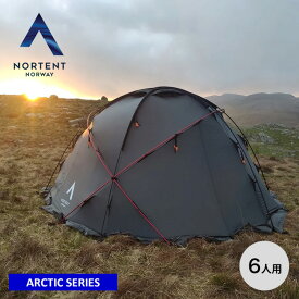 ノルテント ギャム6 アークティック NORTENT 4000 テント シェルター 6人 ファミリー 大型 厚手 ドーム型テント 防水 UVカット フロアレス おこもりスタイル 北欧デザイン 大人 アウトドア キャンプ グランピング