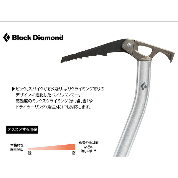 楽天市場】ブラックダイヤモンド ベノム ハンマー ベノム アイス 