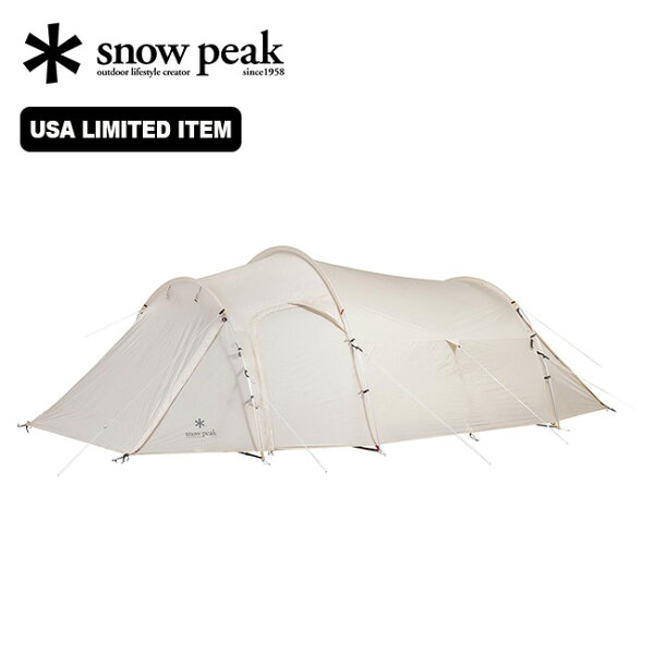 スノーピーク ヴォールト アイボリー snow peak USA LIMITED ITEM SDE-080-IV-US テント ファミリー グループ レジャー BBQ バーベキュー キャンプ 宿泊 アウトドア