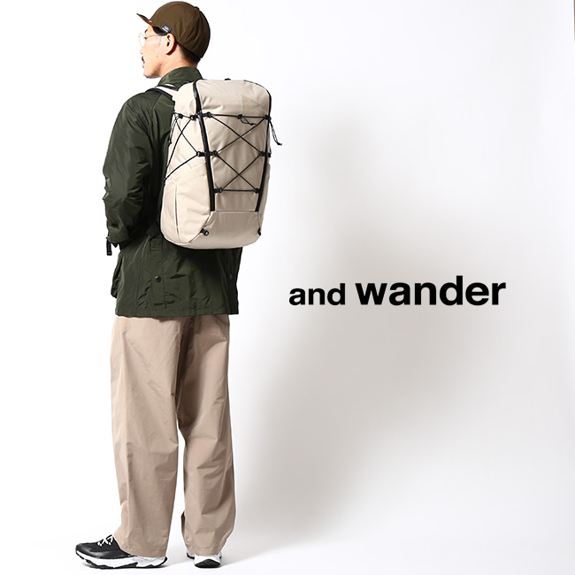 アンドワンダーheather backpack ヘザーバックパック 登山用品 アウトドア スポーツ・レジャー モール