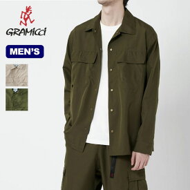 【SALE 30%OFF】グラミチ ライトリップストップユーティリティシャツ メンズ GRAMICCI LIGHT RIPSTOP UTILITY SHIRT メンズ G3SM-J024 トップス シャツ カラーシャツ カジュアルシャツ アウトドア フェス キャンプ