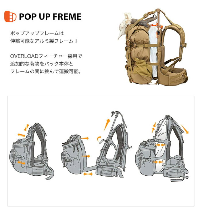楽天市場】ミステリーランチ ポップアップ40 MYSTERY RANCH POP UP 40 