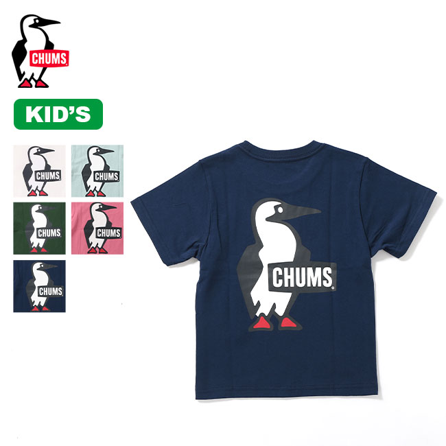 チャムス ブービーロゴTシャツ CHUMS Kid's Booby Logo T-Shirt キッズ CH21-1282 トップス カットソー プルオーバー Tシャツ 半袖 アウトドア キャンプ フェス 子供服 