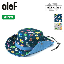 クレ リバーシブルMFKハット3【キッズ】 Clef DEEP WAX JET CAP RB3654KD 子供 帽子 ハット イラスト柄 ブーニー キャンプ アウトドア 【正規品】