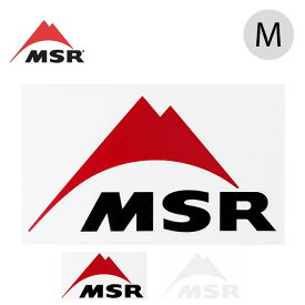 エムエスアール MSR 転写ステッカー M MSR ステッカー ロゴ シール ワンポイント アクセサリー カスタム ギア キャンプ アウトドア ギフト 【正規品】