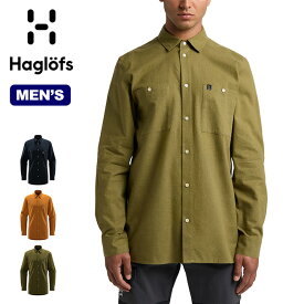 ホグロフス キュリアスヘンプシャツ メンズ HAGLOFS Curious Hemp Shirt Men's 606214 通気性 抗菌性 長袖 カジュアルシャツ ハイキング アウトドア キャンプ 【正規品】