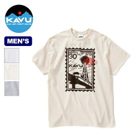 【一部SALE】カブー スタンプ2Tee KAVU Stamp 2 Tee メンズ 19821852 Tシャツ ティシャツ 半袖 カットソー トップス おしゃれ キャンプ アウトドア
