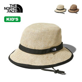 ノースフェイス ハイクハット【キッズ】 THE NORTH FACE Kids' HIKE Hat NNJ02308 帽子 麦わら 洗濯可能 子供 ジュニア 日除け 紫外線対策 コンパクト トラベル 旅行 おしゃれ キャンプ アウトドア 【正規品】