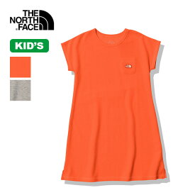 ノースフェイス ガールズS/SラッチパイルワンピースTee THE NORTH FACE G S/S Latch Pile Onepiece Tee NTG32268 子供 ワンピ ドレス ロングスカート カジュアル おしゃれ キャンプ アウトドア