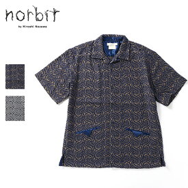【一部SALE】ノービット ガーゼEMBシャツ norbit HNSH-039 トップス ガーゼシャツ デザインシャツ キャンプ アウトドア 【正規品】
