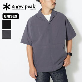 スノーピーク ブリーザブルクイックドライシャツ snow peak apparel Breathable Quick Dry Shirt メンズ レディース ユニセックス SH-23SU001 ポロシャツ Tシャツ ティシャツ 半袖 カットソー トップス アパレル キャンプ アウトドア