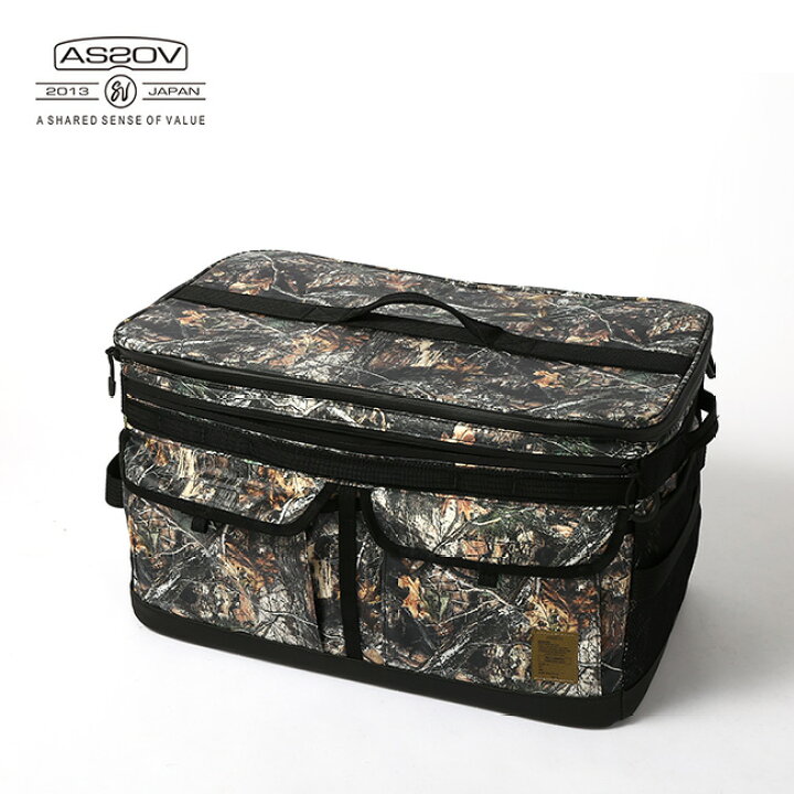 楽天市場】アッソブ コンテナボックス(L) カモ AS2OV 152034CAMO-98 