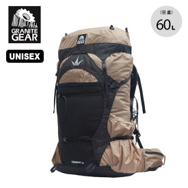 グラナイトギア クラウン3/60L ショート ユニセックス GRANITE GEAR CROWN3 60 SHORT UNISEX メンズ レディース 2211200112 リュック バックパック ザック アウトドア キャンプ 【正規品】