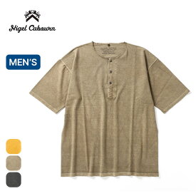 ナイジェルケーボン 50sヘンリーネックシャツピグメント NIGEL CABOURN メンズ 8046-00-21026 Tシャツ 半袖 カットソー おしゃれ キャンプ アウトドア