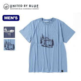 ユナイテッドバイブルー 55/45 TEE メンズ UNITED BY BLUE メンズ Tシャツ 半袖 カットソー トップス キャンプ おしゃれ アウトドア