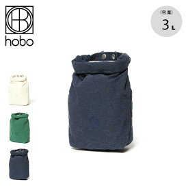 ホーボー コットンキャンバスヴィンテージウォッシュ ロールトップバッグ hobo ROLL TOP BAG COTTON CANVAS VINTAGE WASH HB-BG4116 ポーチ 鞄 日本製 アウトドア キャンプ