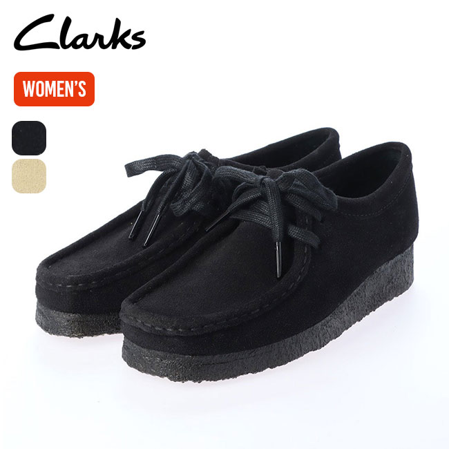ワラビー クラークス Clarks レディース ブラック UK5.0-24.0 - 靴