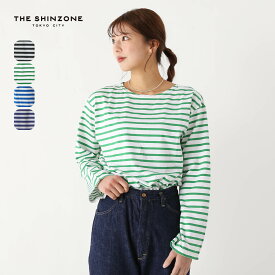 ザ シンゾーン マリンボーダーTEE THE SHINZONE MARINE BORDER TEE レディース ウィメンズ 19SMSCU93 トップス カットソー Tシャツ プルオーバー キャンプ アウトドア 【正規品】