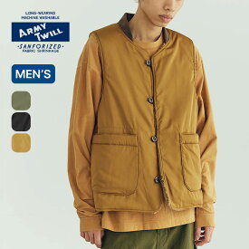 【SALE 30%OFF】アーミーツイル Peウェザーリバーシブルベスト ARMY TWILL AM-2354001 メンズ トップス ベスト チョッキ アウター リバーシブル おしゃれ キャンプ アウトドア フェス 【正規品】