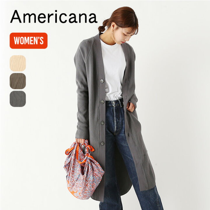 楽天市場】アメリカーナ スキニーロングカーディガン AMERICANA  