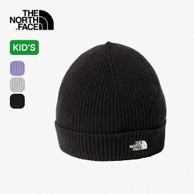 ノースフェイス スモールロゴビーニー【キッズ】 THE NORTH FACE Small Logo Beanie Kids' 子供 ジュニア NNJ42300 ビーニー ニット帽 ニットキャップ 帽子 おしゃれ キャンプ アウトドア 【正規品】