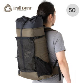 トレイルバム ステディ TRAIL BUM Steady TB080032 ザック リュック バックパック 40L 50L ロールトップ ウルトラライト UL 軽量 登山 ロングトレイル ハイキング キャンプ アウトドア フェス 【正規品】