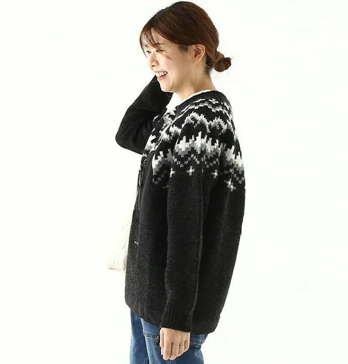 楽天市場】アンドワンダー ロピーニットセーター and wander lopi knit 