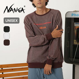 【SALE 30%OFF】ナンガ エコハイブリッドザバランススウェットシャツ NANGA ECO HYBRID THE BALANCE SWEATSHIRT メンズ レディース ユニセックス スウェット スエット トレーナー 長袖 ロングスリーブ トップス おしゃれ キャンプ アウトドア 【正規品】