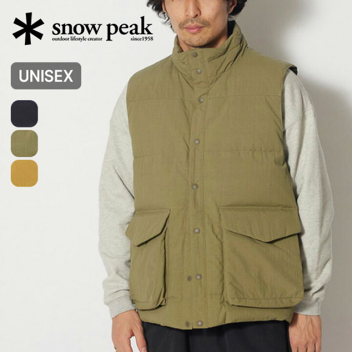 楽天市場】【SALE Max20%OFF】スノーピーク リサイクルダウンベスト 
