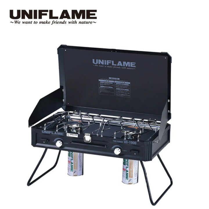 楽天市場】ユニフレーム ツインバーナーUS-1900 ブラックLTD UNIFLAME 
