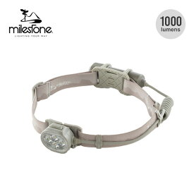 マイルストーン エンデュランスモデル MS-i1 MILESTONE Endurance Model ヘッドライト ヘッドランプ LEDライト 充電式 災害 緊急 高照度 1000ルーメン 小型 超生活防水 レース トレイル ランニング ジョギング 釣り 登山 キャンプ アウトドア