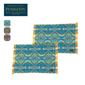 ペンドルトン ランチマットウィズサイドフリンジ(2P) PENDLETON Lunch Mat with side Fringe (2P) LB062 ランチョンマット キッチンマット テーブル セット インテリア おしゃれ キャンプ アウトドア 【正規品】