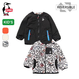 【SALE 30%OFF】チャムス エルモフリースリバーシブルブルゾン【キッズ】 CHUMS Kid's Elmo Fleece Reversible Blouson キッズ CH24-1055 トップス アウター コート ジャケット アウトドア フリース リバーシブル 子供服 【正規品】