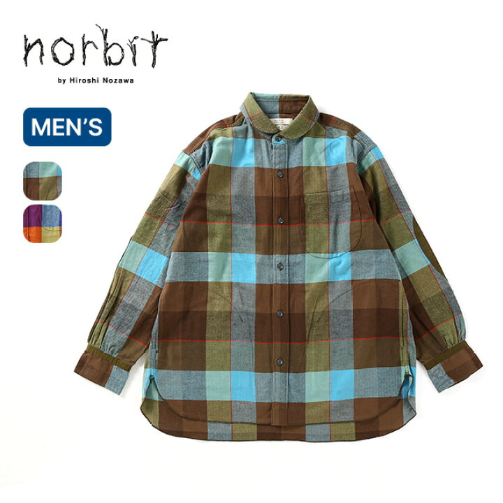 楽天市場】ノービット ヘリンボーンビッグチェックシャツ norbit 