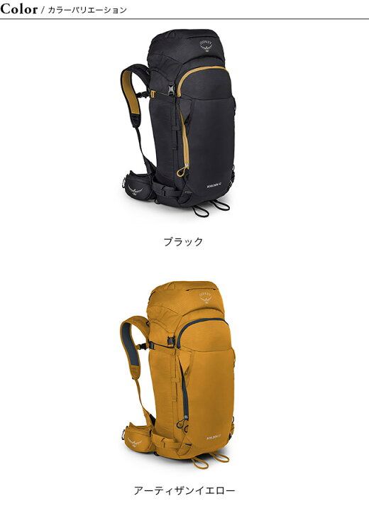 楽天市場】オスプレー ソールデン42 OSPREY SOELDEN 42 メンズ OS52431  