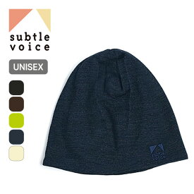 サトルボイス SVウールスナグビーニー(2nd) subtle voiceSV Wool Snug Beanie メンズ レディース ユニセックス SVA-2202F 帽子 ニットキャップ ニット帽 ビーニー キャップ アウトドア キャンプ フェス 【正規品】