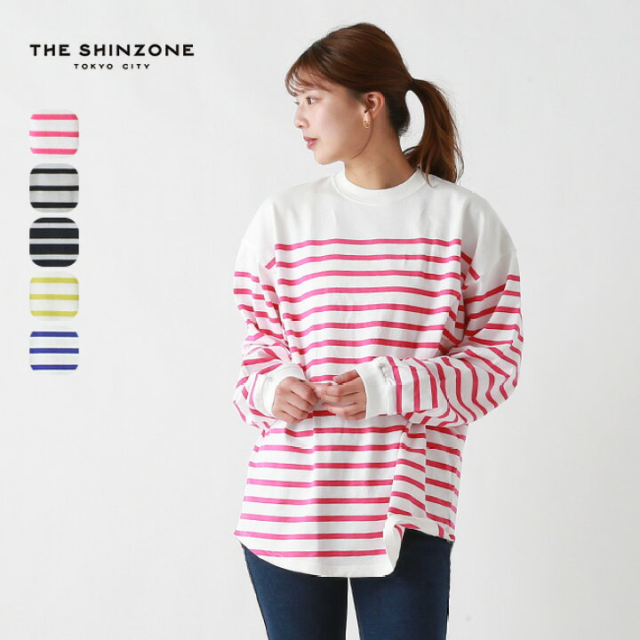 楽天市場】ザ シンゾーン パネルボーダートップ THE SHINZONE PANEL 