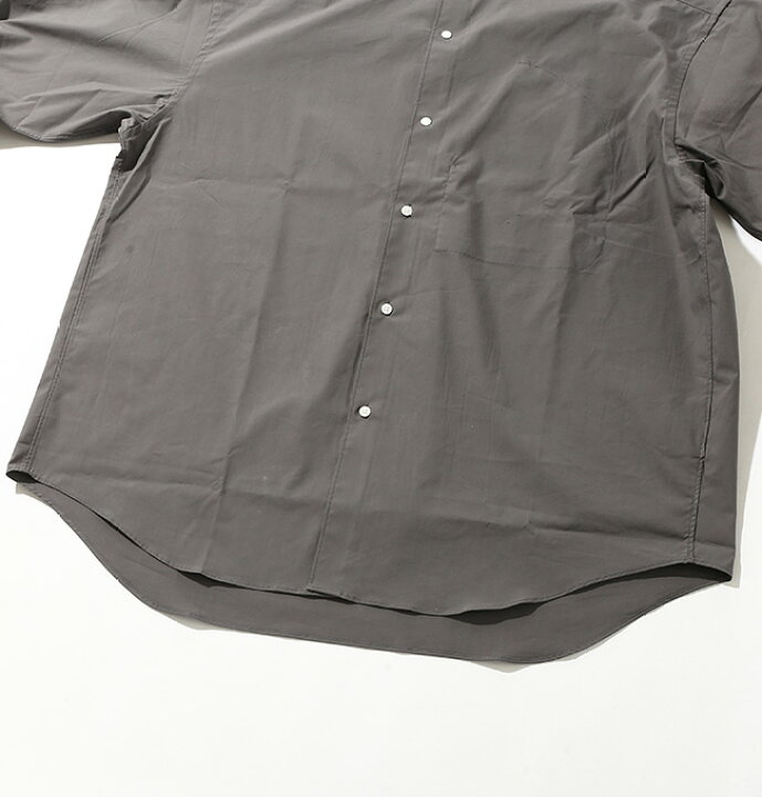 楽天市場】ゴールドウィン オーバーサイズドバンドカラーシャツ  