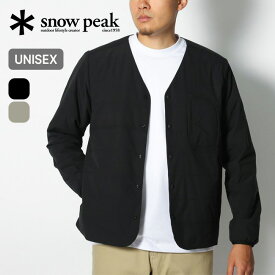 スノーピーク フレキシブルインサレーテッドカーディガン snow peak apparel Flexible Insulated Cardigan メンズ レディース ユニセックス SW-24SU001 アウター トップス 中綿 インサレーションジャケット 保温 防寒 インナー アパレル キャンプ アウトドア 【正規品】