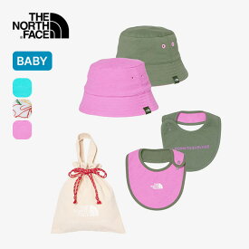 ノースフェイス ハット＆ビブセット【ベビー】 THE NORTH FACE Baby Hat & Bib Set ベビー キッズ NNB02211 出産祝い ギフト よだれかけ 帽子 スタイ おしゃれ かわいい トラベル 旅行 キャンプ アウトドア 【正規品】