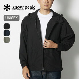 スノーピーク ライトマウンテンクロスジップアップパーカー snow peak apparel メンズ レディース ユニセックス JK-24SU104 アウター ジャケット トップス ソフトシェル マウンテンパーカー キャンプ アウトドア 【正規品】