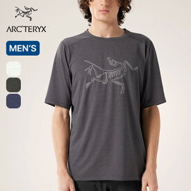 アークテリクス コーマックロゴSS ARC'TERYX CORMAC LOGO SS メンズ Tシャツ 半袖 ショートスリーブ トップス 吸湿 軽量 キャンプ アウトドア 【正規品】